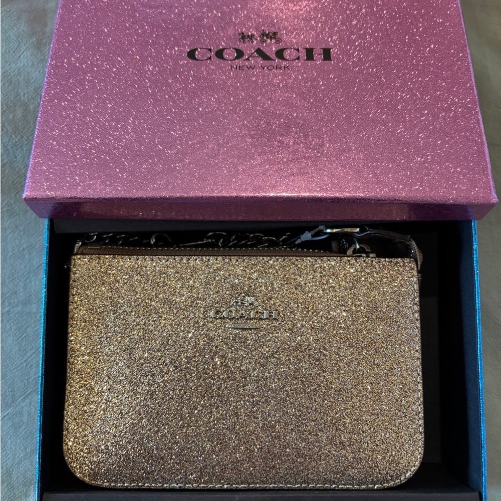 NWT&B Coach Nolita Bag Gold Glitter